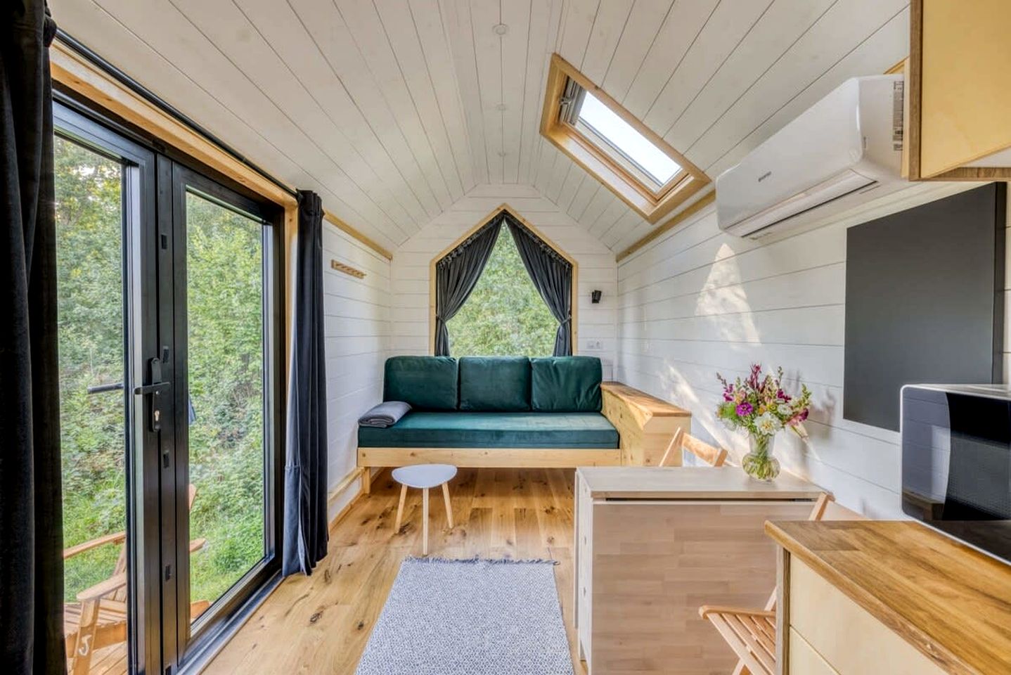 Tiny House Loft Surrounded on a Beautiful Flower Farm in Hjo, Sweden