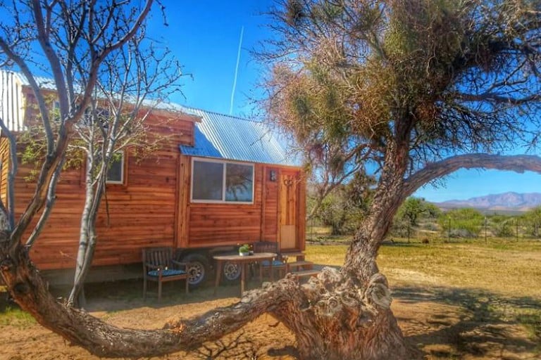 Tiny house rental near Las Vegas, Nevada.