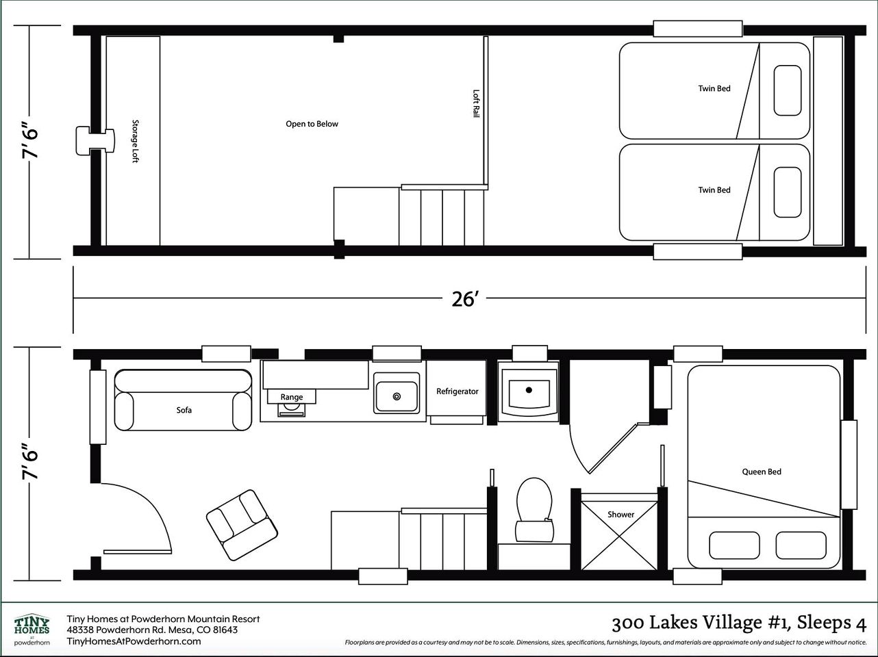 Cozy and Rustic Tiny House Rental for Glamping in Colorado
