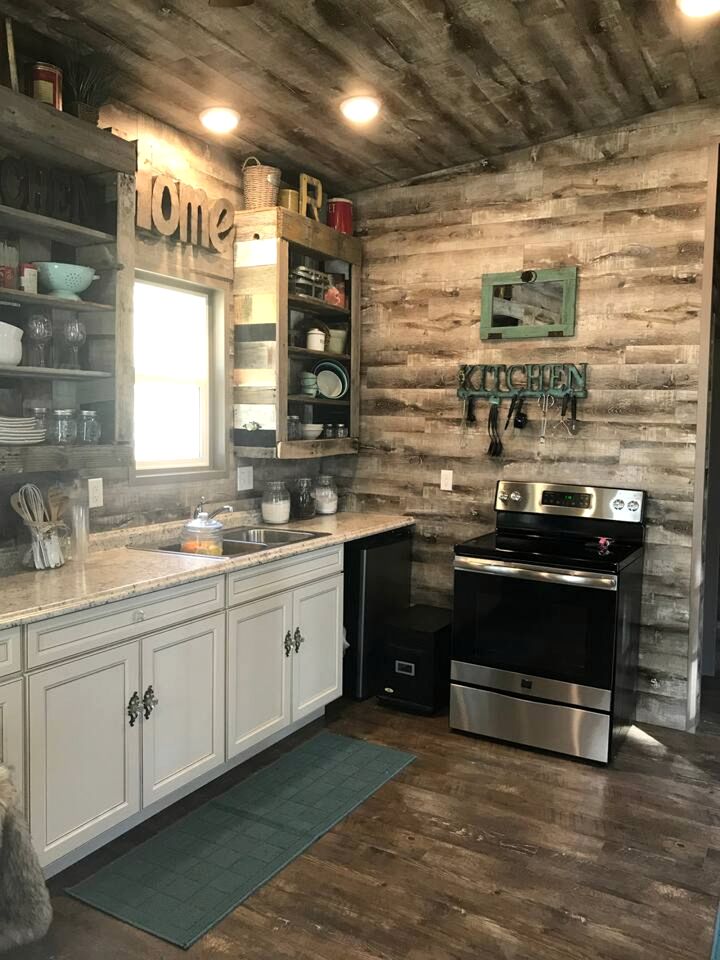 Beautiful Tiny House with Wrap-Around Deck and Skylight for a Romantic Escape in Irwin, Idaho