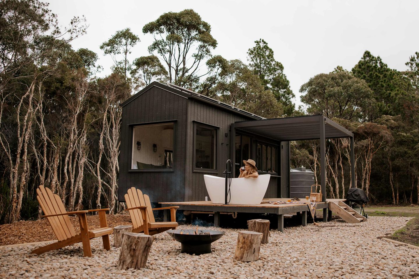 Secluded Coastal Tiny Home with Outdoor Bathtub near Hyams Beach, Jervis Bay New South Wales