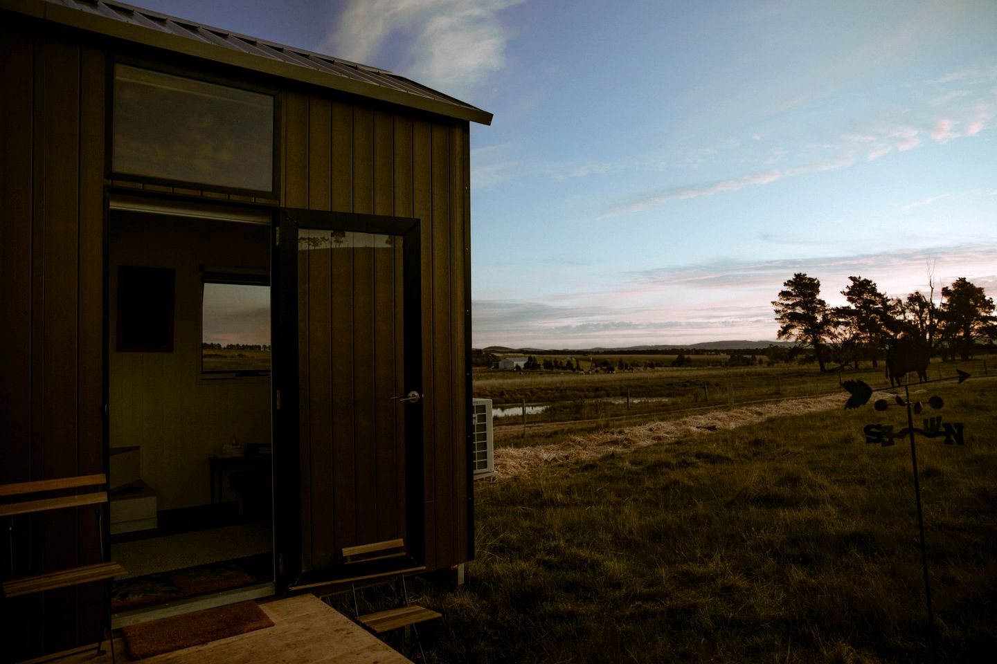 Pet Friendly Farm Stay Glamping in a Victoria Tiny Home