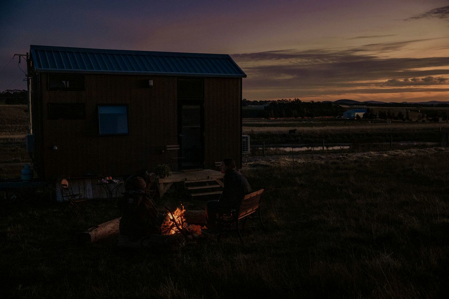 Pet Friendly Farm Stay Glamping in a Victoria Tiny Home