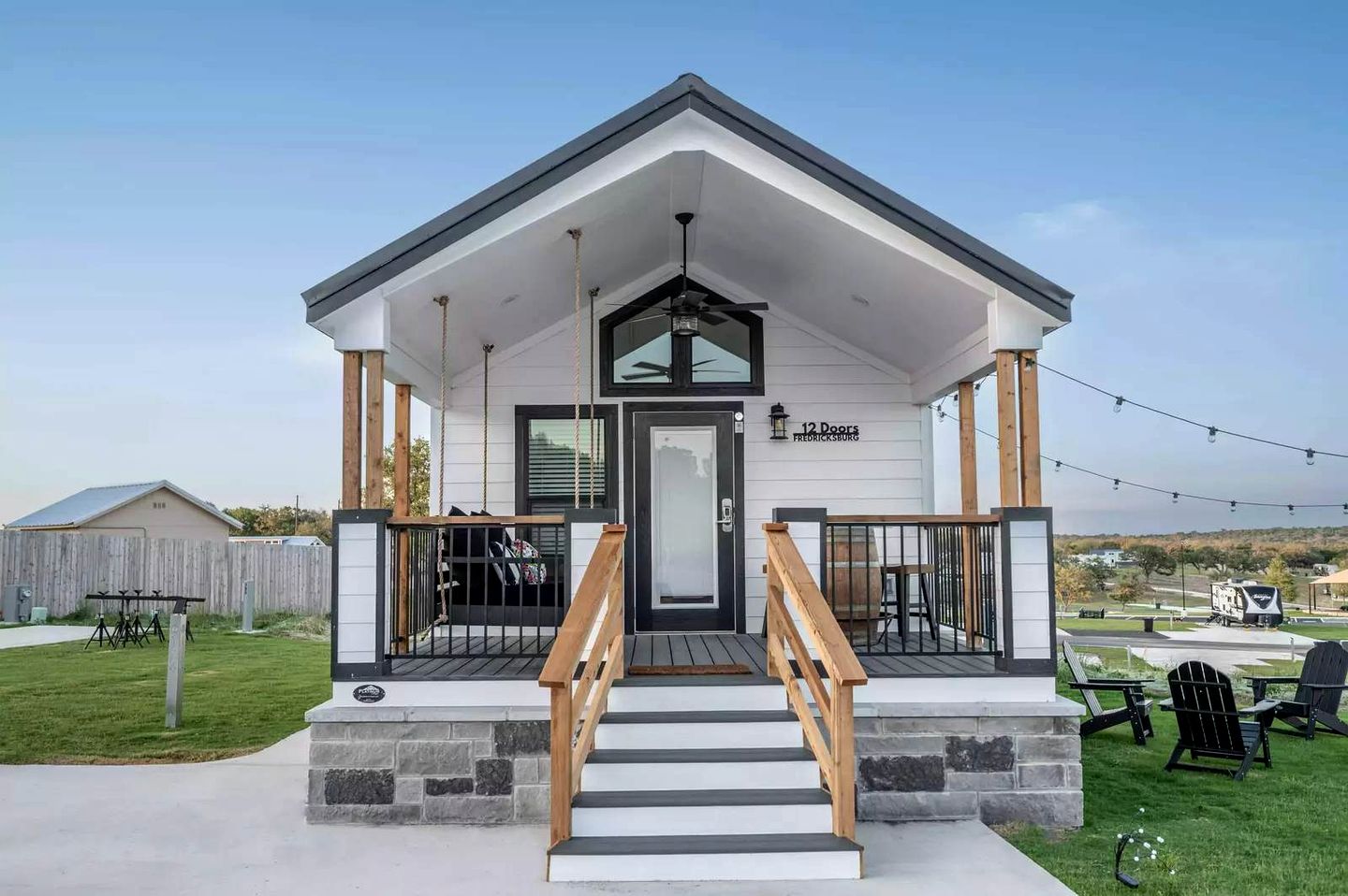 Serene Tiny Home Retreat with Resort Amenities Near Fredericksburg, TX