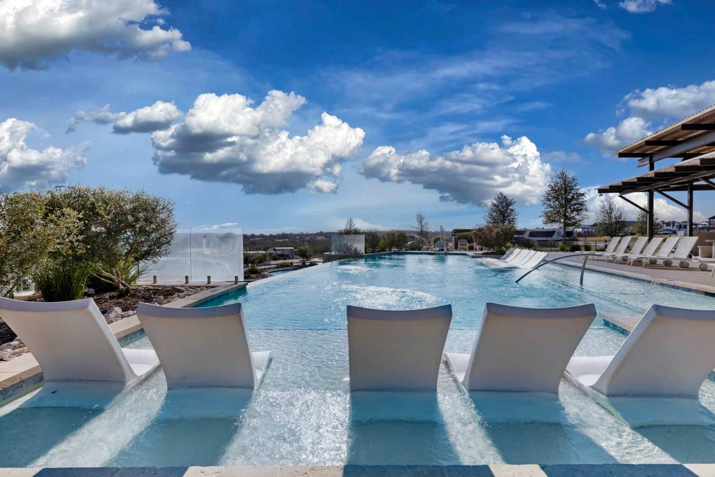 Charming and Modern Tiny Home Escape with Resort Amenities and Pool Near Fredericksburg, TX