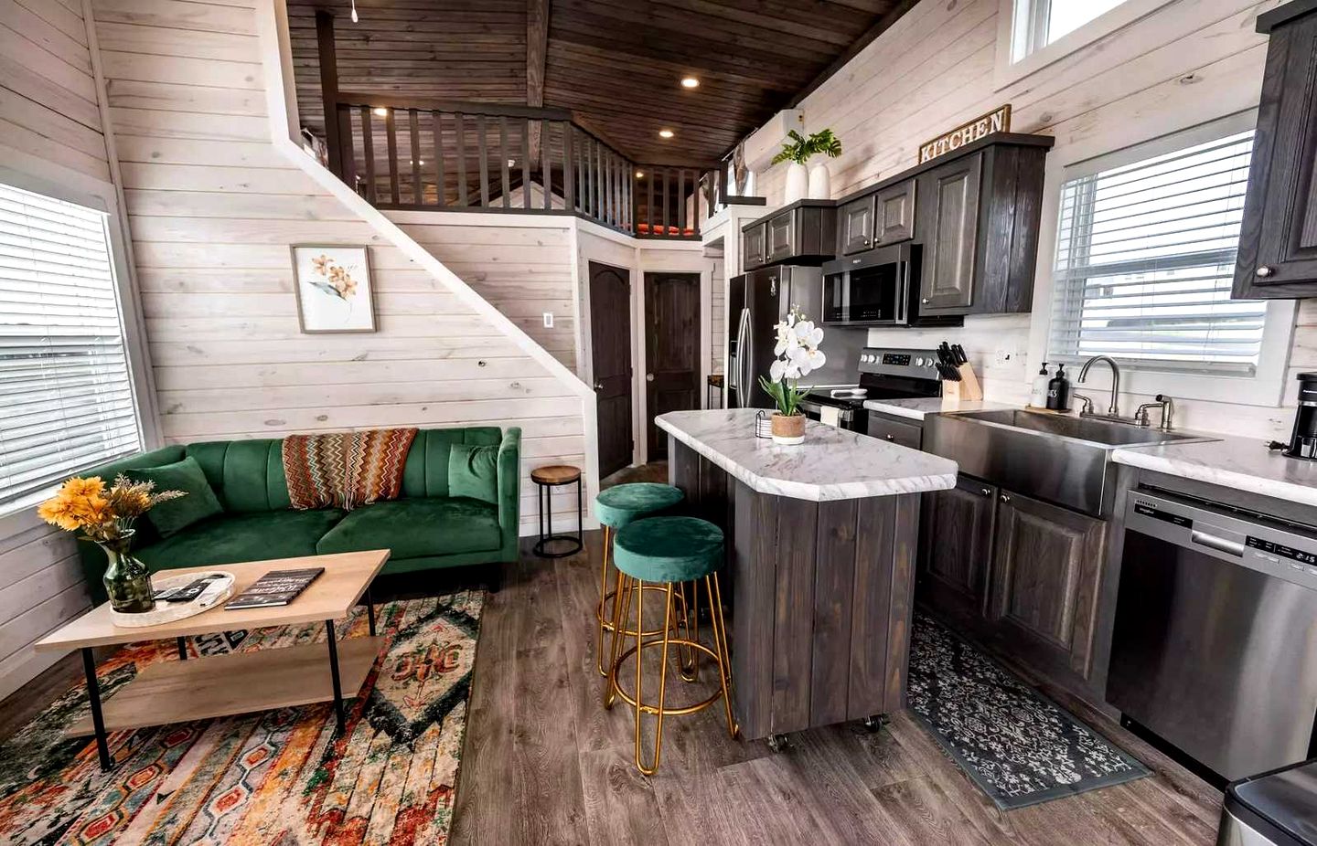 Stylish Tiny Home Getaway with Resort-Style Pool Near Fredericksburg, TX