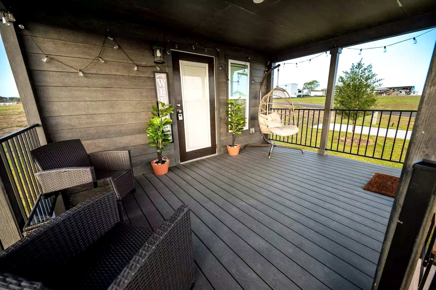 Stylish Tiny Home Getaway with Resort-Style Pool Near Fredericksburg, TX