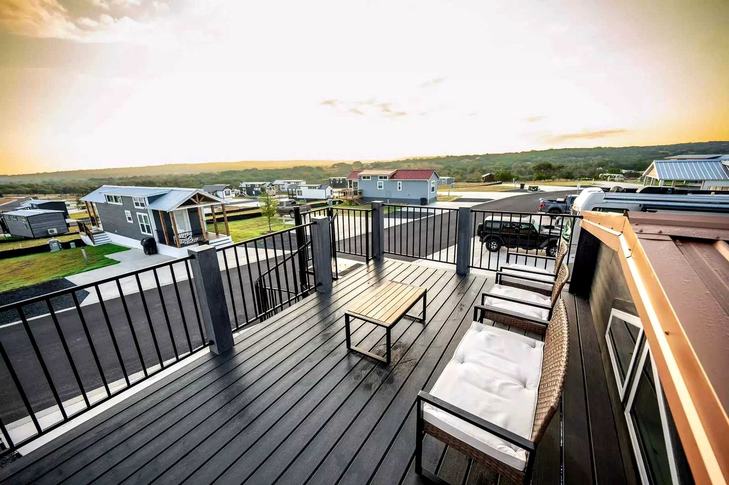 Stylish Tiny Home Getaway with Resort-Style Pool Near Fredericksburg, TX