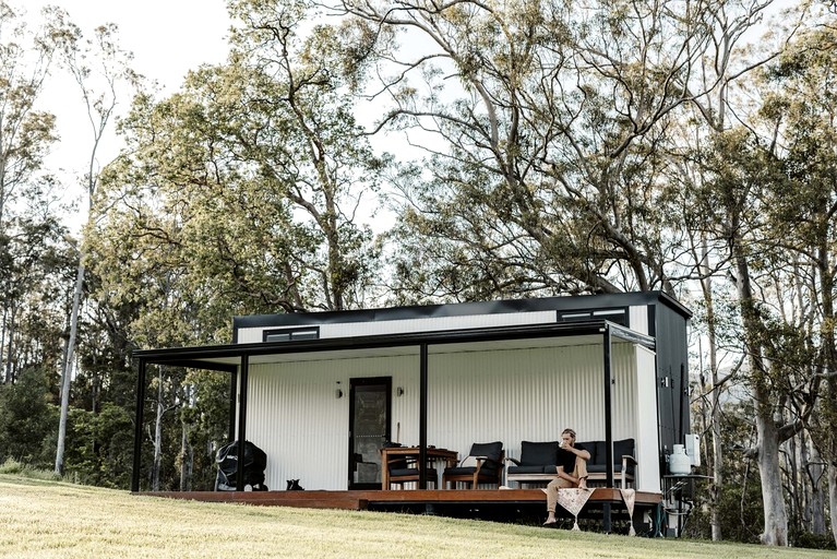 Countryside Tiny House with Lofted Interior in New South Wales