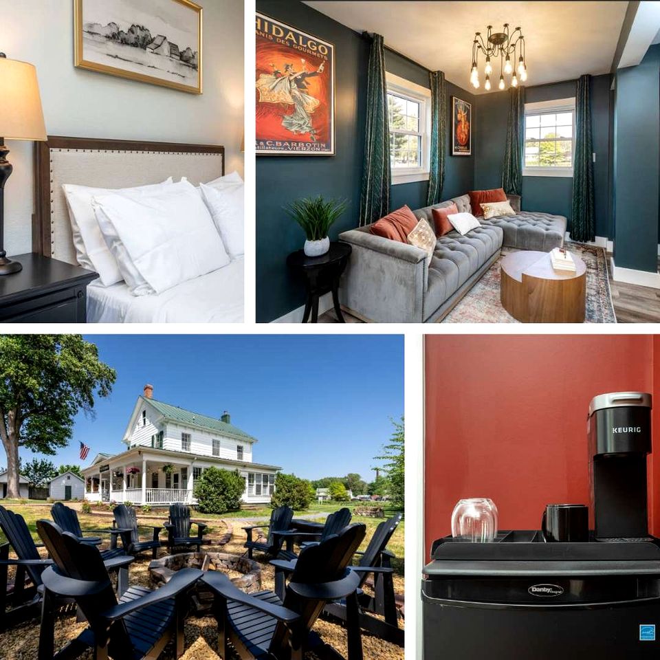 Romantic Mountain Vacation Rentals with Garden Views near Shenandoah National Park Virginia