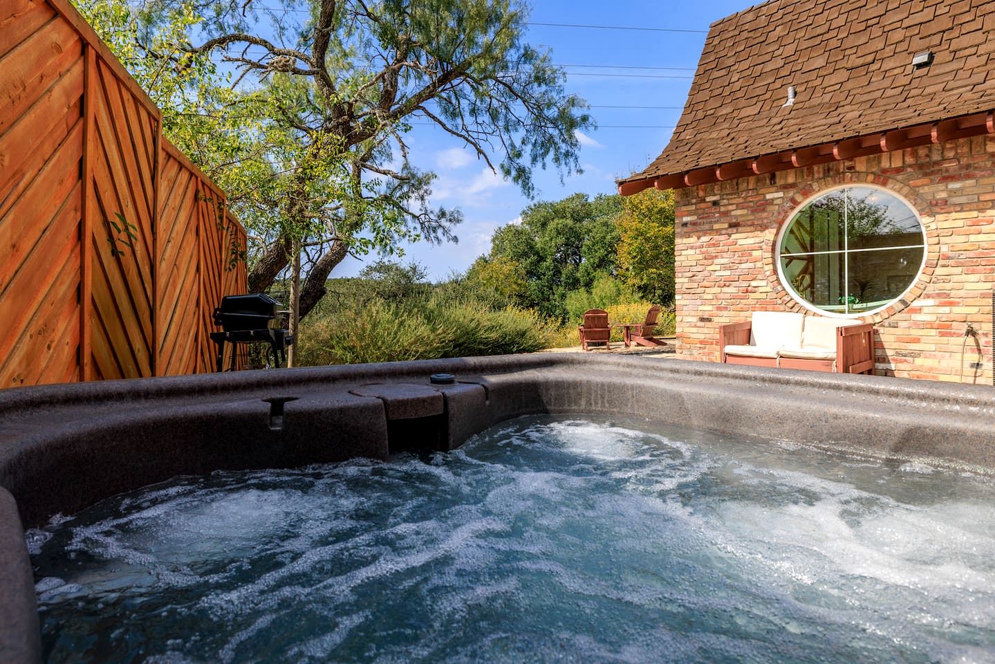Enchanting Turret-Style Tower with Hot Tub & Fairytale Design near Fredericksburg, Texas