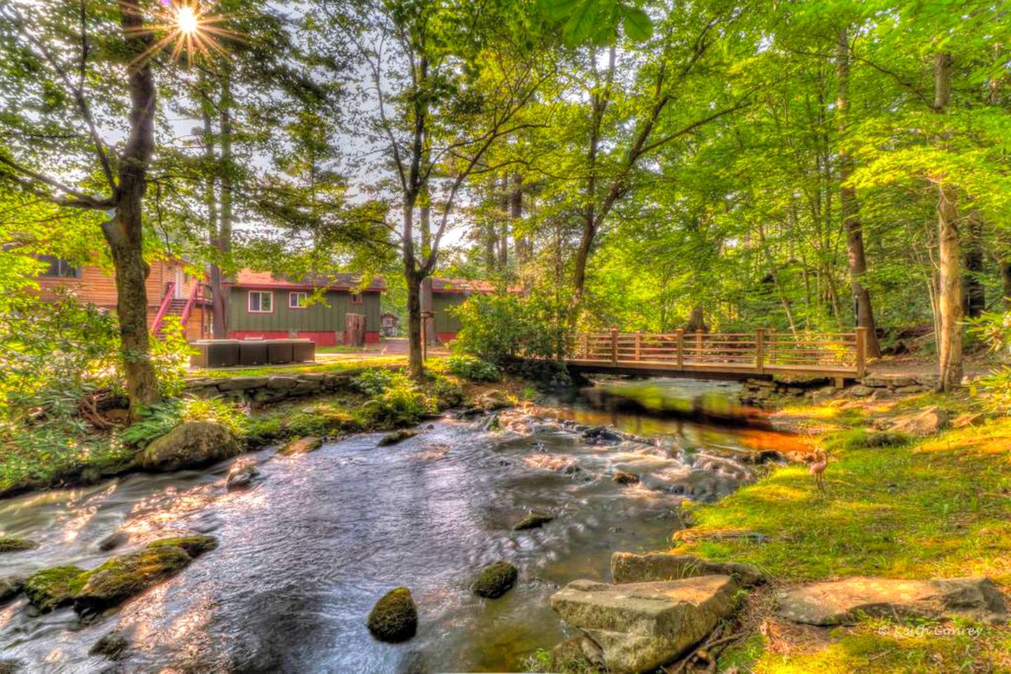 Traditional Wooden Cabin Rental in the Poconos, Pennsylvania