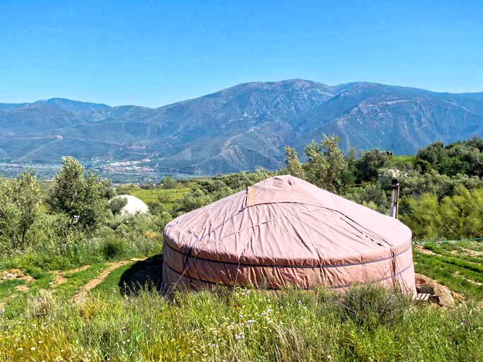 Yurts (Lanjarón, Andalusia, Spain)