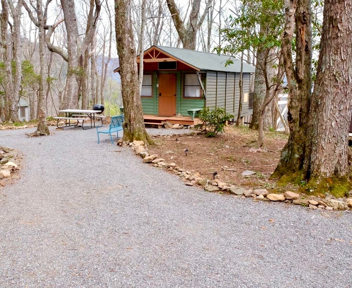 Private Mountain Sanctuary Cabin Surrounded by Protected Forest in Black Mountain, North Carolina