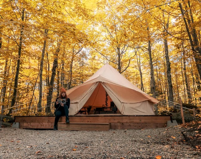 Bell Tents (Canada, Northern Bruce Peninsula, Ontario)