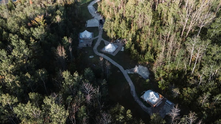 Bell Tents (Canada, Northern Bruce Peninsula, Ontario)