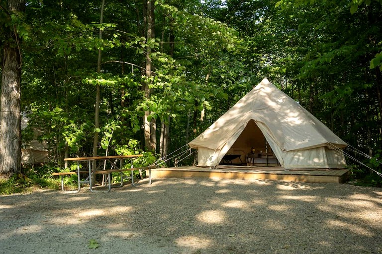 Bell Tents (Canada, Northern Bruce Peninsula, Ontario)