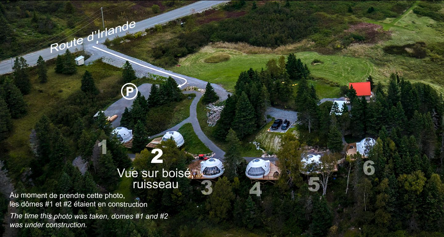 Tranquil Secluded Dome with Spectacular Sights in Percé, Quebec