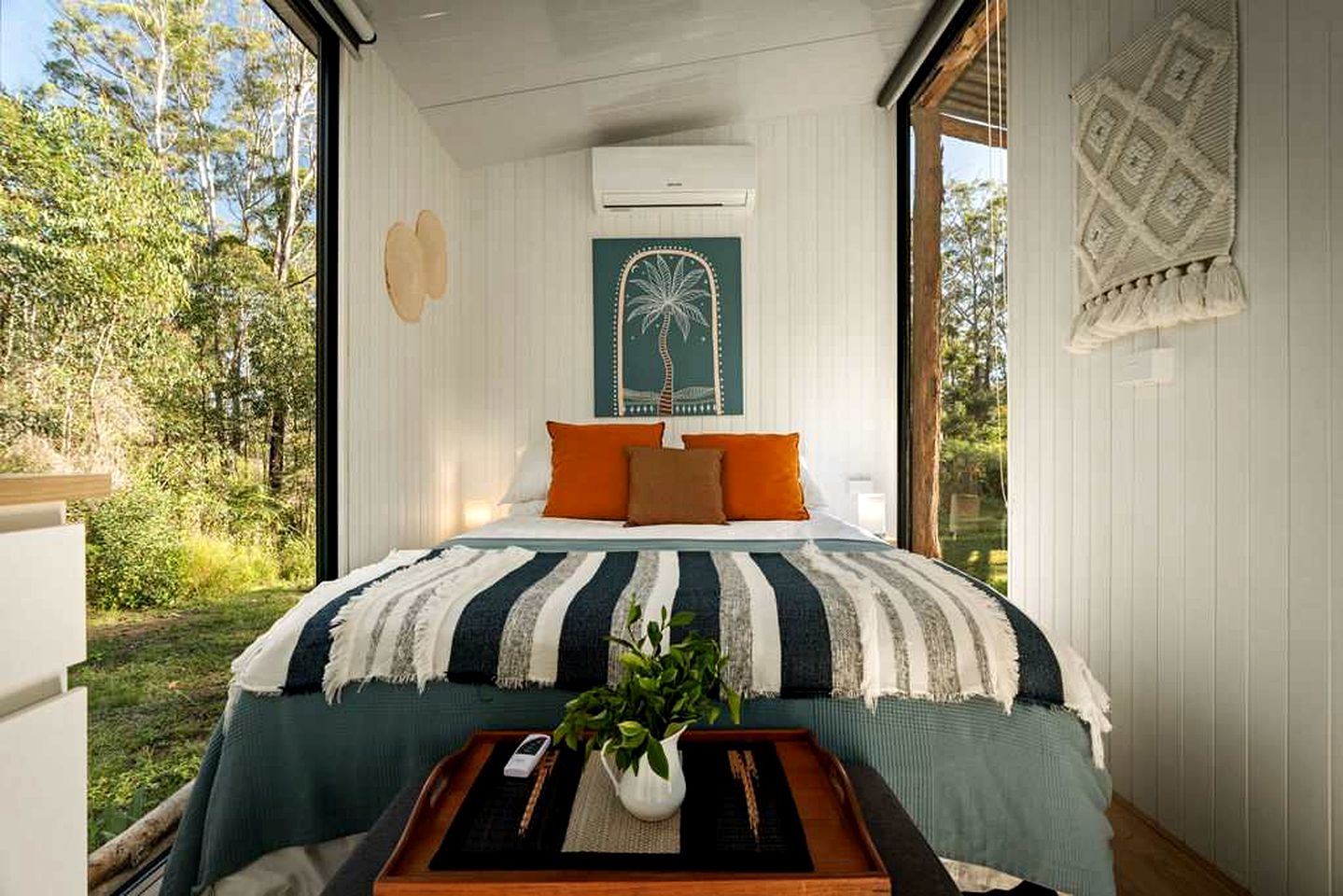 Tranquil Tiny House Cabin with Firepit and Outdoor Living Space in New South Wales, Australia