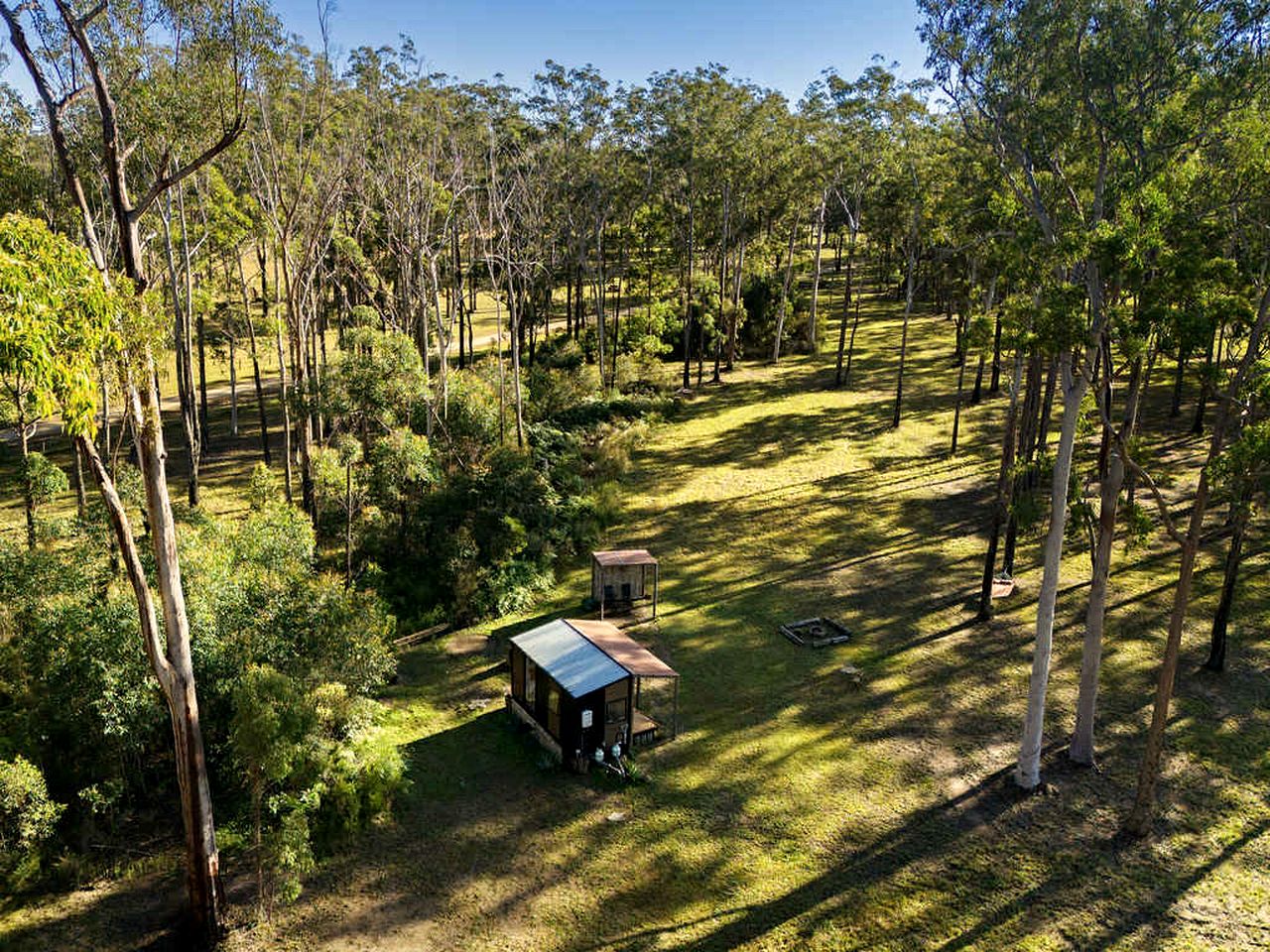 Tranquil Tiny House Cabin with Firepit and Outdoor Living Space in New South Wales, Australia