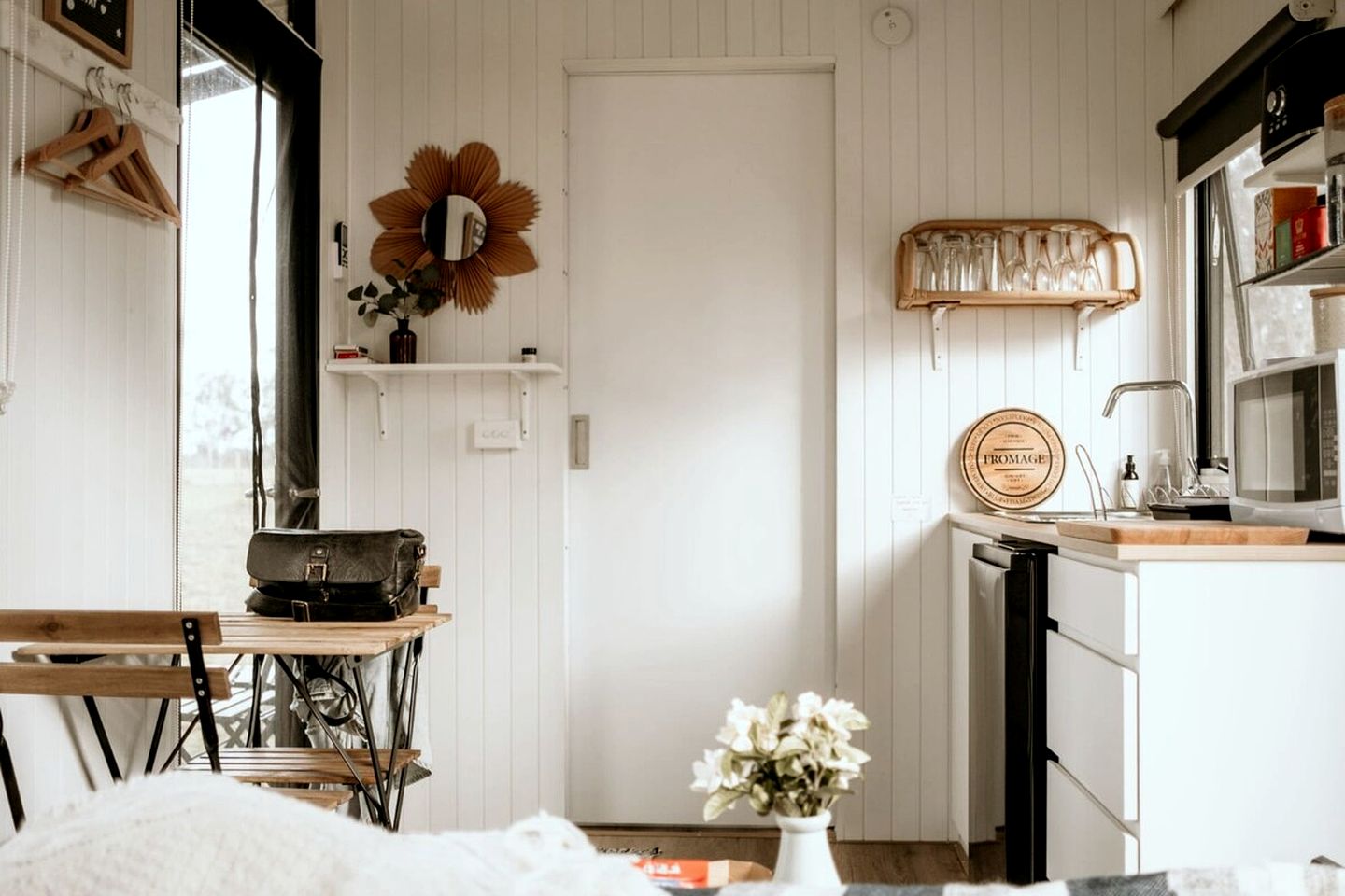 Tranquil Tiny House Cabin with Firepit and Outdoor Living Space in New South Wales, Australia