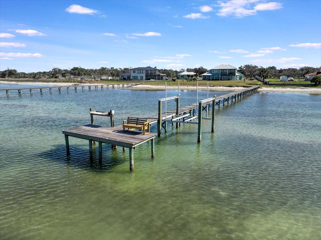 Luxury Waterfront Estate with Private Pier and Guest House on Copano Bay near Rockport, Texas