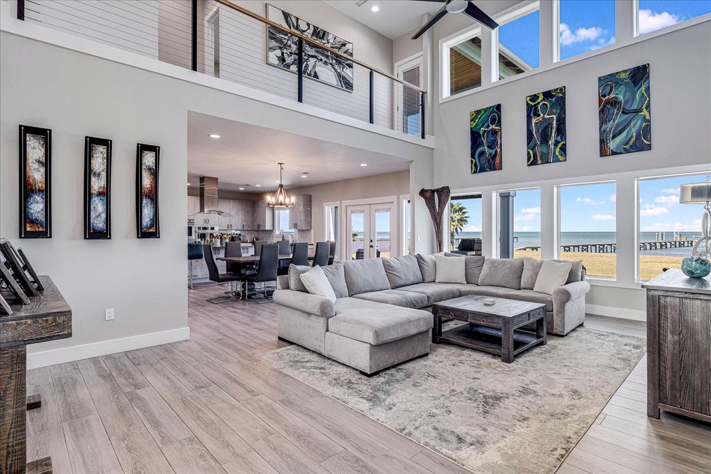 Luxury Waterfront Estate with Private Pier and Guest House on Copano Bay near Rockport, Texas