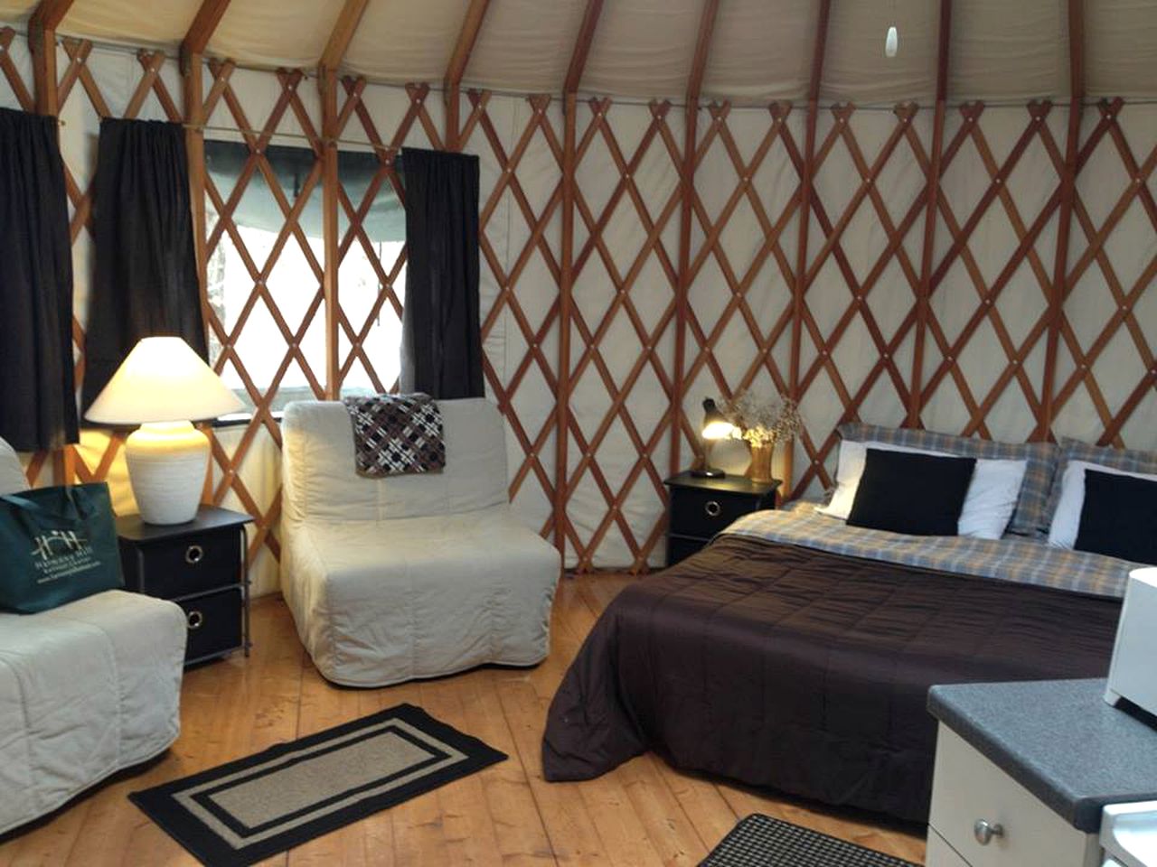 Tree House Yurts Catskill Forest New York