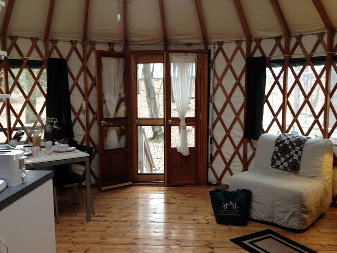 Tree House Yurts Catskill Forest New York