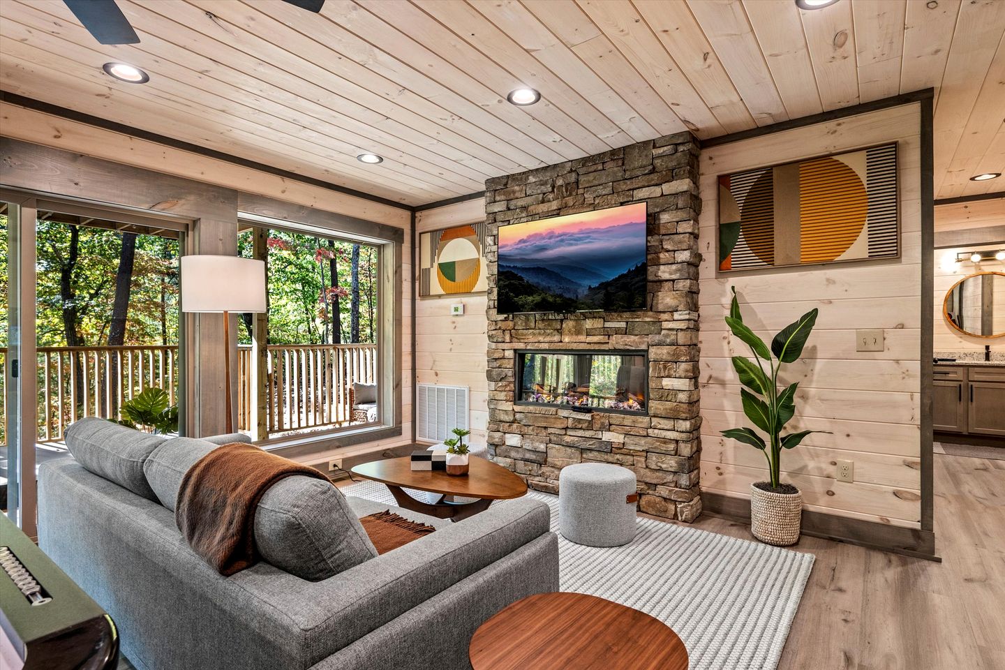 Incredible Cabin Nestled in the Trees for a Family Getaway in Sevierville, Tennessee