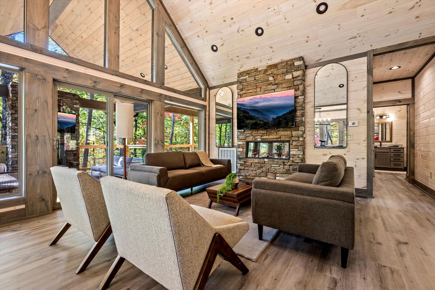 Incredible Cabin Nestled in the Trees for a Family Getaway in Sevierville, Tennessee