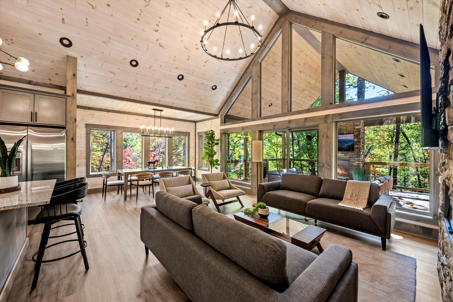 Incredible Cabin Nestled in the Trees for a Family Getaway in Sevierville, Tennessee