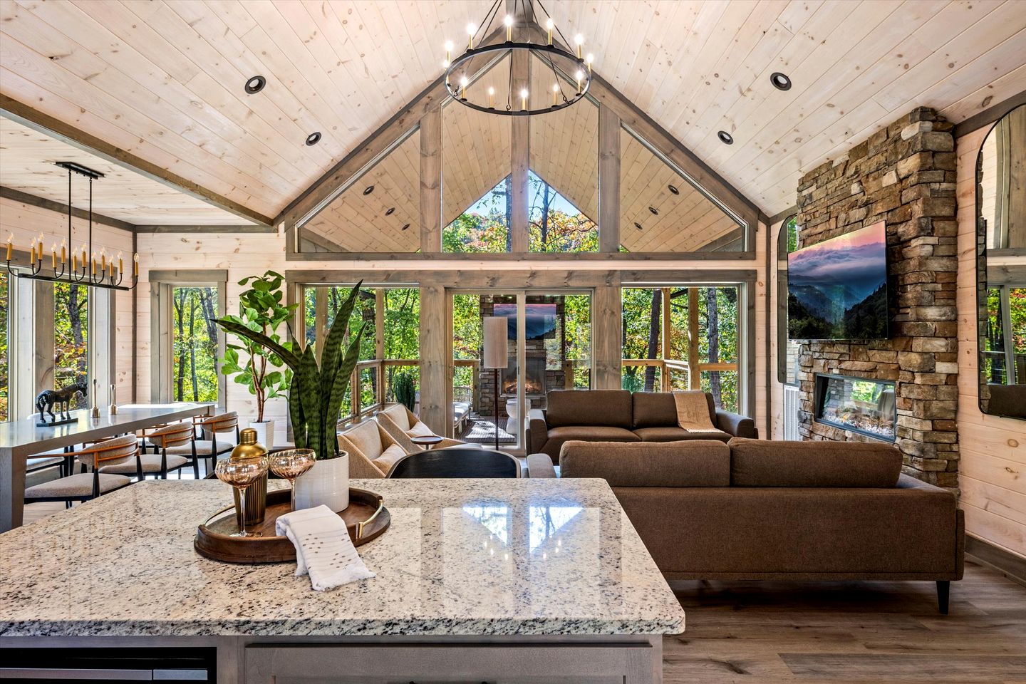 Incredible Cabin Nestled in the Trees for a Family Getaway in Sevierville, Tennessee