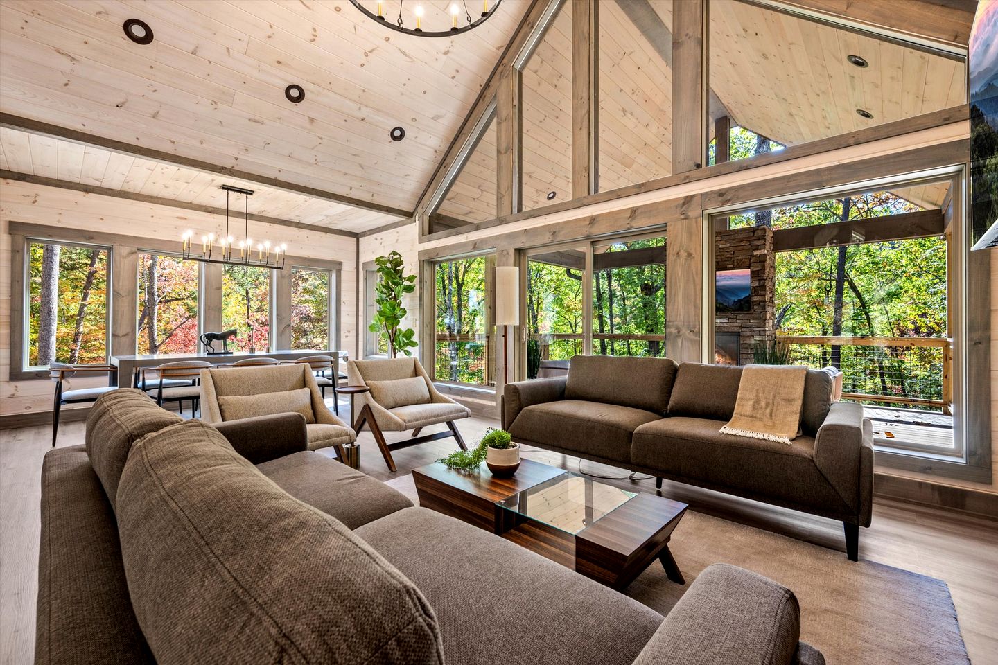 Incredible Cabin Nestled in the Trees for a Family Getaway in Sevierville, Tennessee
