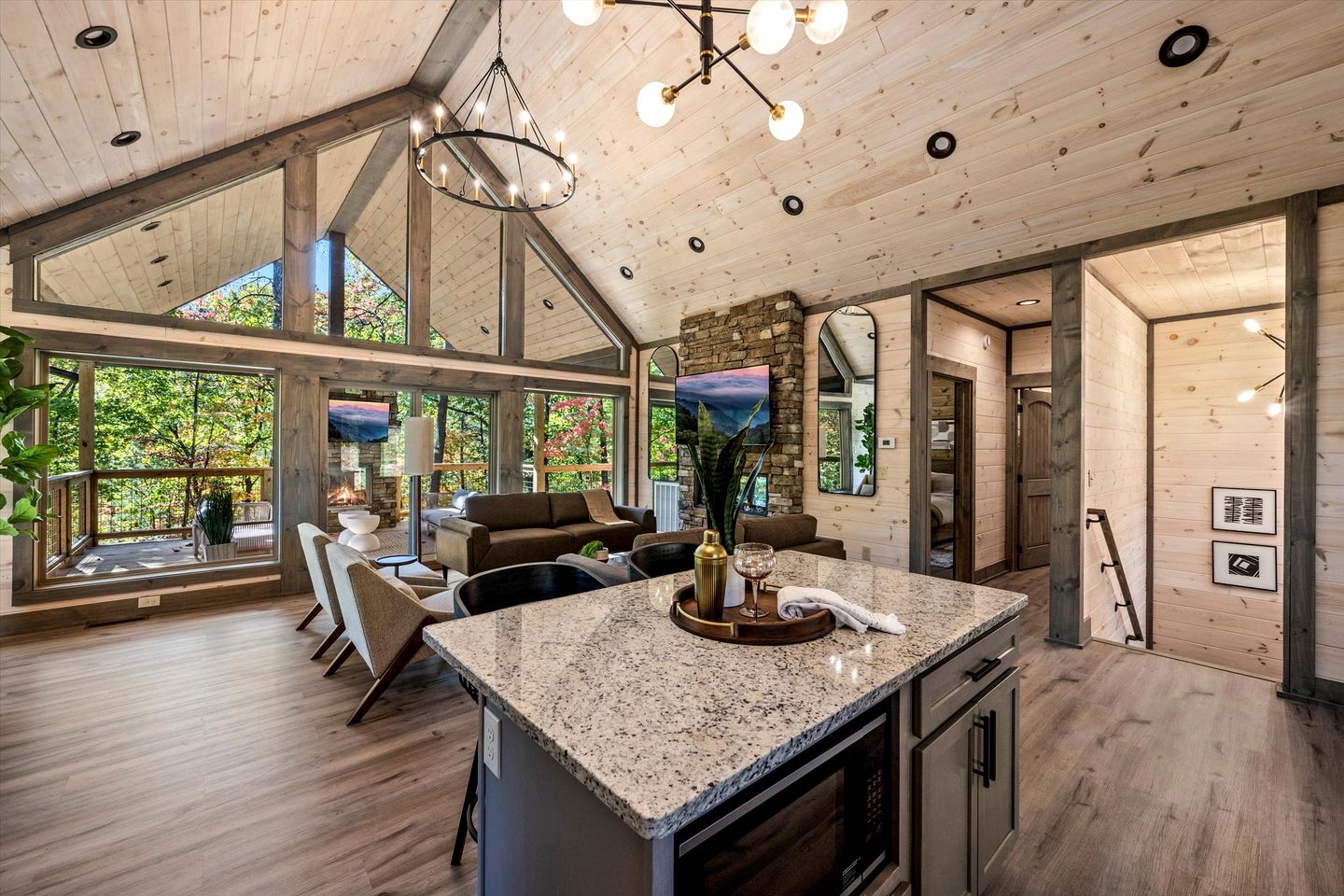 Incredible Cabin Nestled in the Trees for a Family Getaway in Sevierville, Tennessee