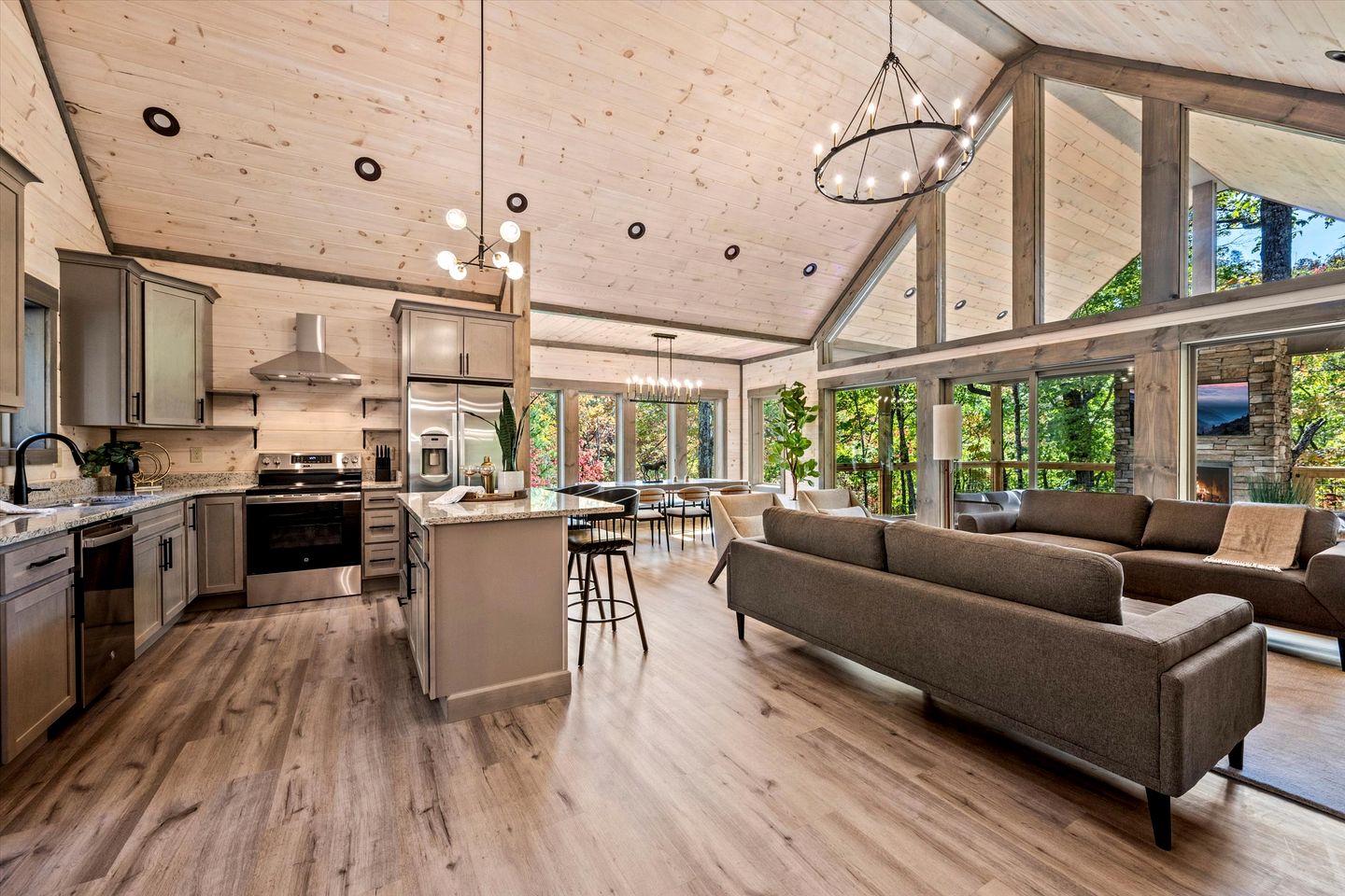 Incredible Cabin Nestled in the Trees for a Family Getaway in Sevierville, Tennessee