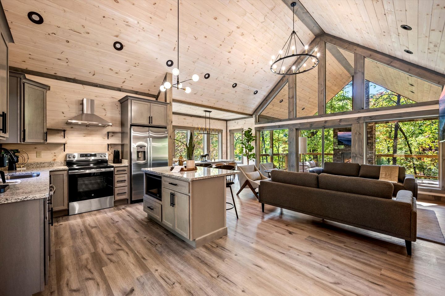 Incredible Cabin Nestled in the Trees for a Family Getaway in Sevierville, Tennessee