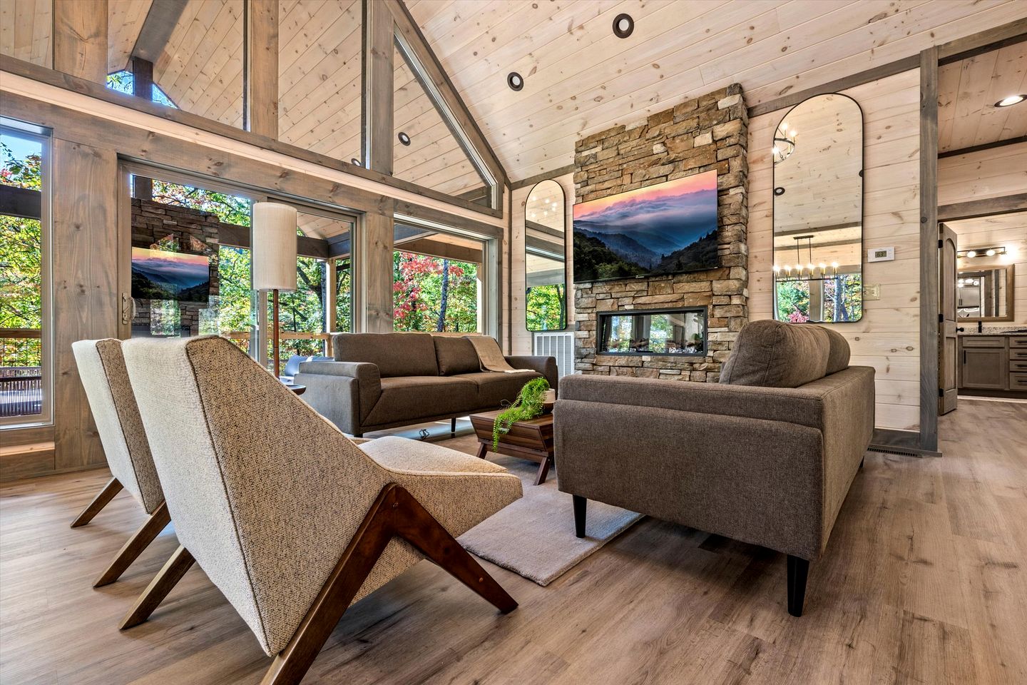 Incredible Cabin Nestled in the Trees for a Family Getaway in Sevierville, Tennessee
