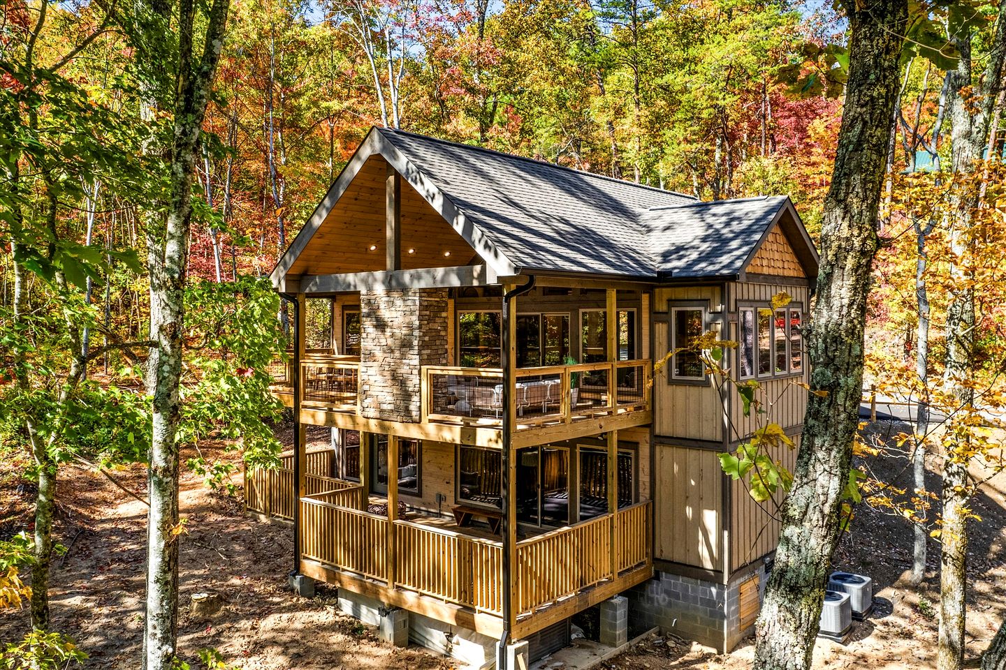 Incredible Cabin Nestled in the Trees for a Family Getaway in Sevierville, Tennessee
