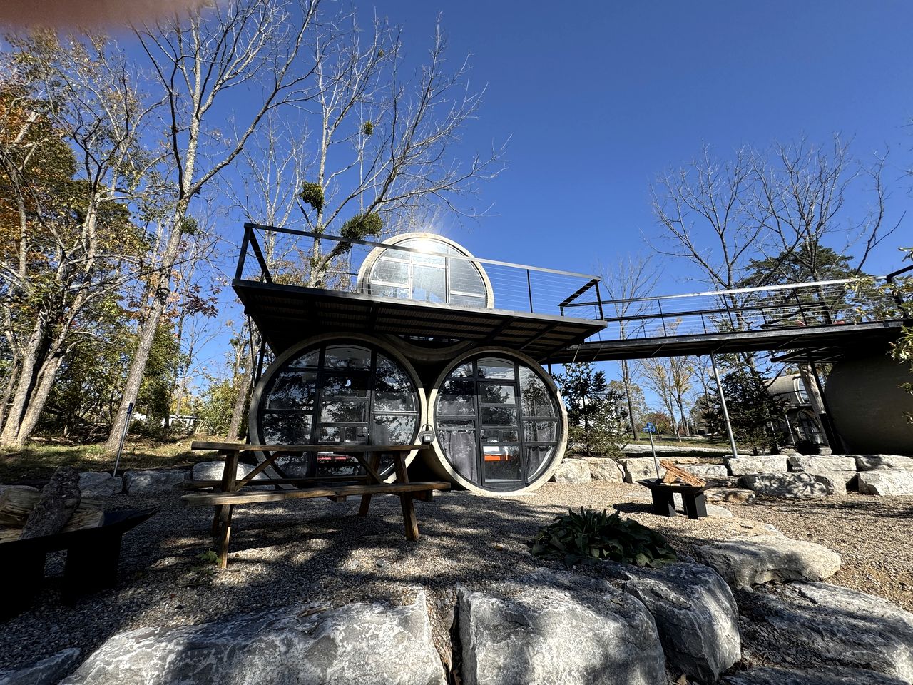 Stunning Tube Vacation Rental with Fire Pit in Danville, Kentucky