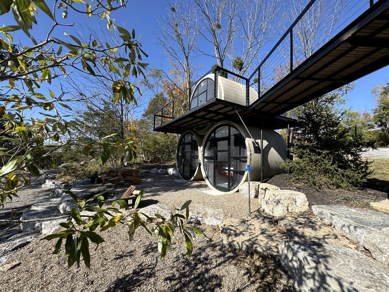 Stunning Tube Vacation Rental with Fire Pit in Danville, Kentucky