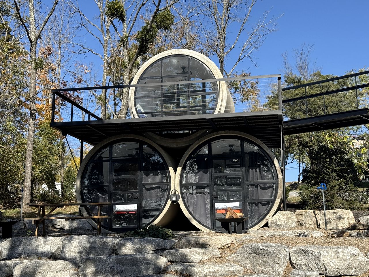 Stunning Tube Vacation Rental with Fire Pit in Danville, Kentucky