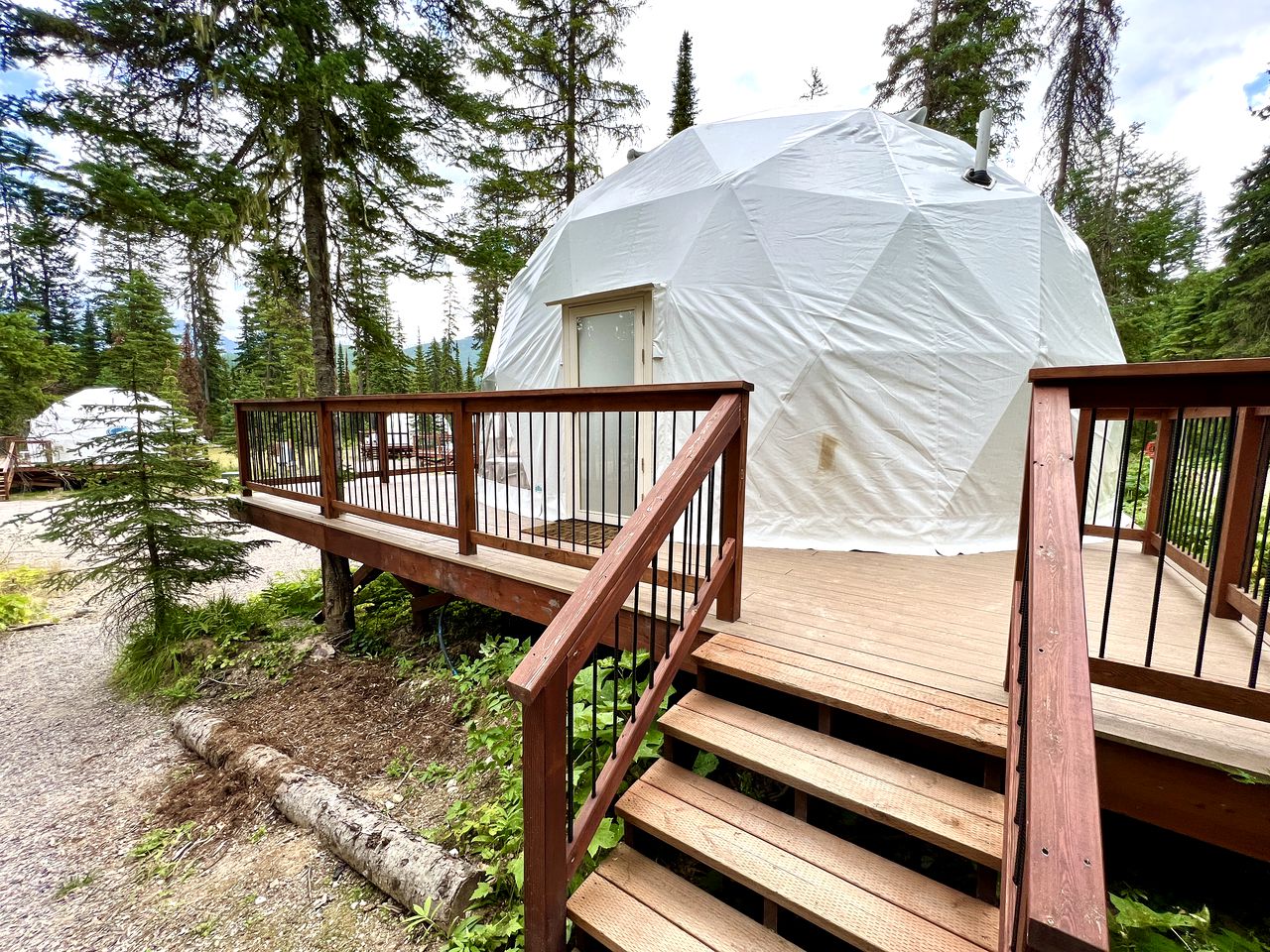 Family Glamping for an Outdoor Adventure by a River in Essex, MT