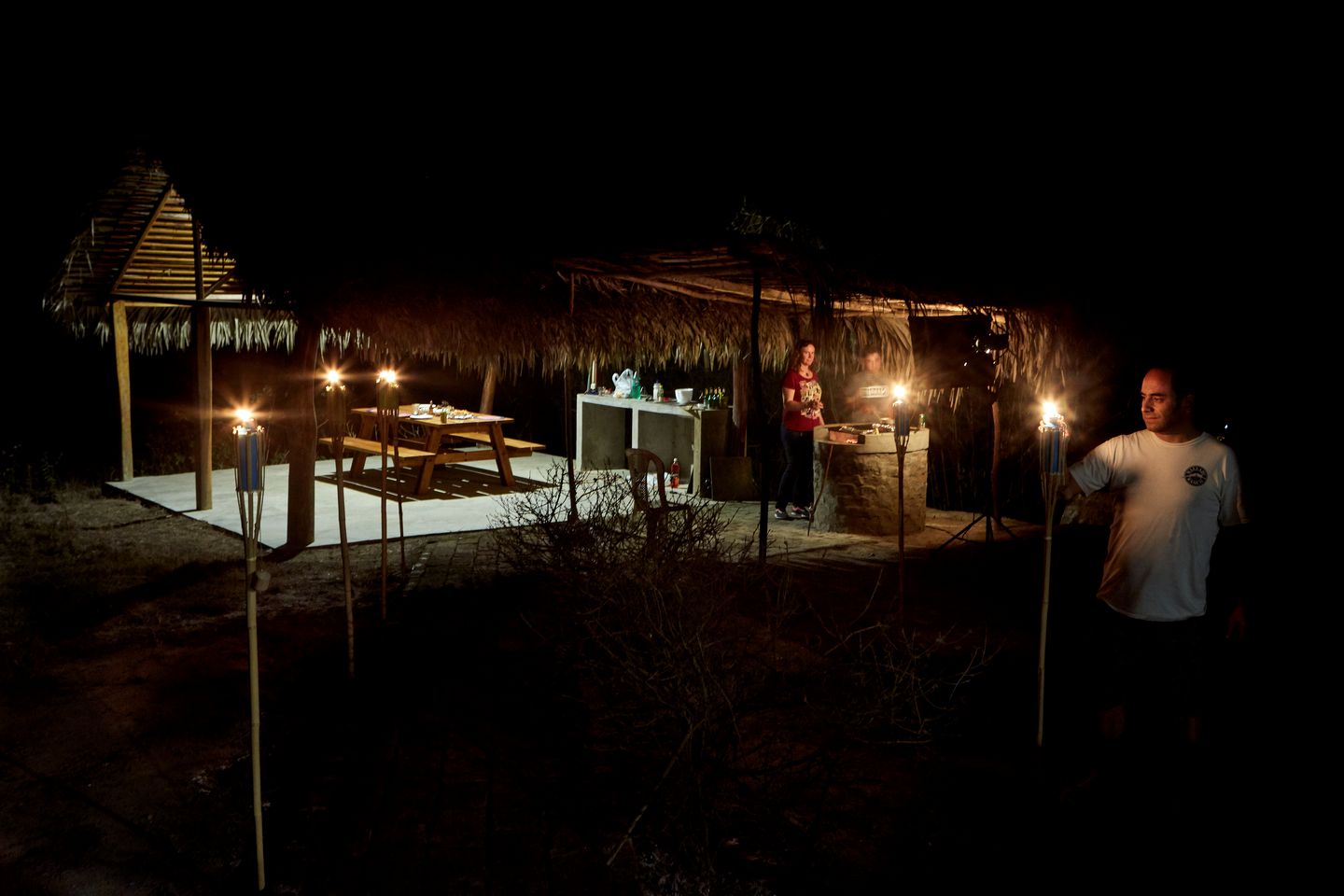 Tropical Beachfront Cabin Rental in Canoa, Manabí, Ecuador