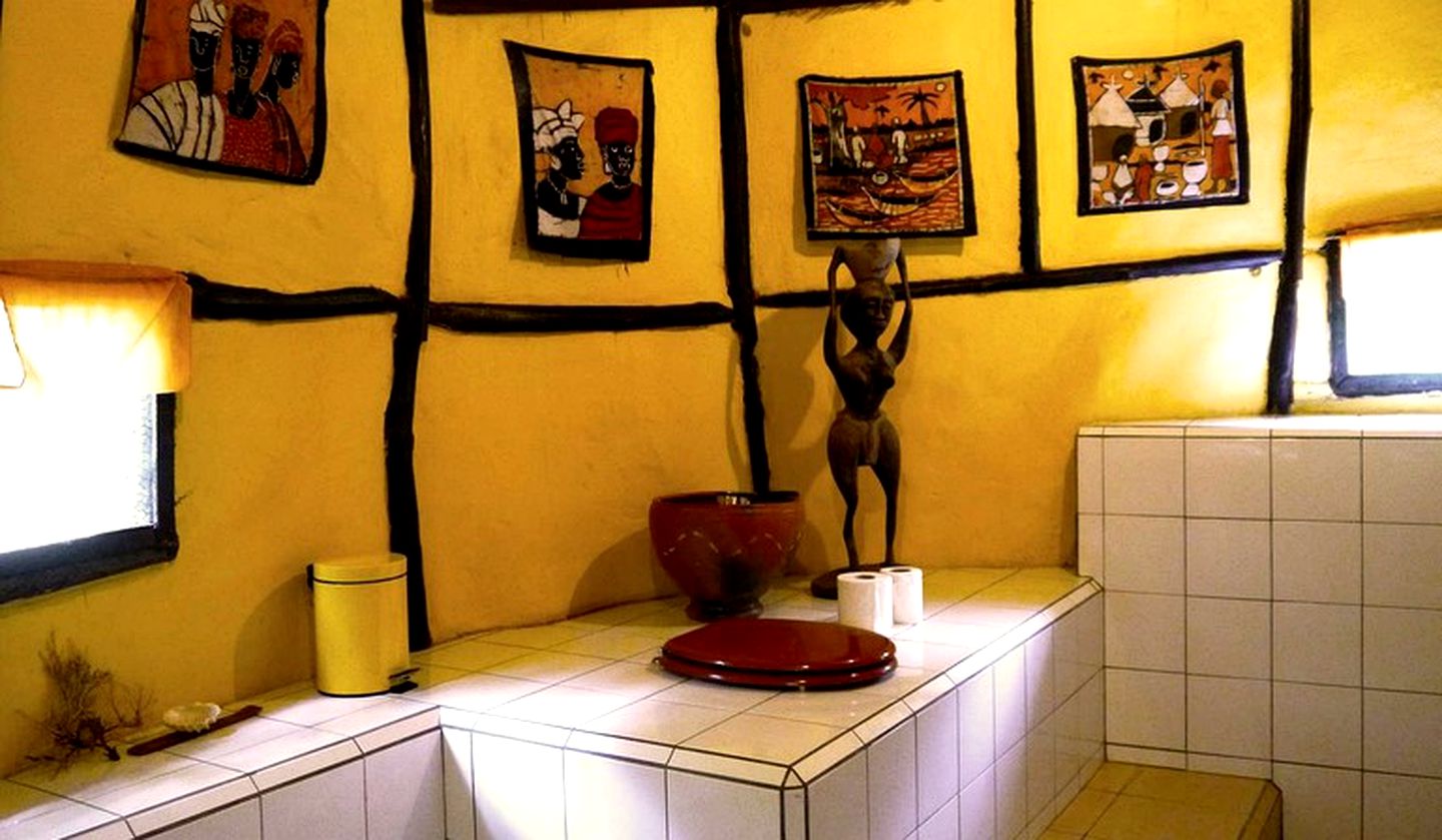 Tropical Log Cabins at Eco-Friendly Glamping Site in The Gambia, Africa