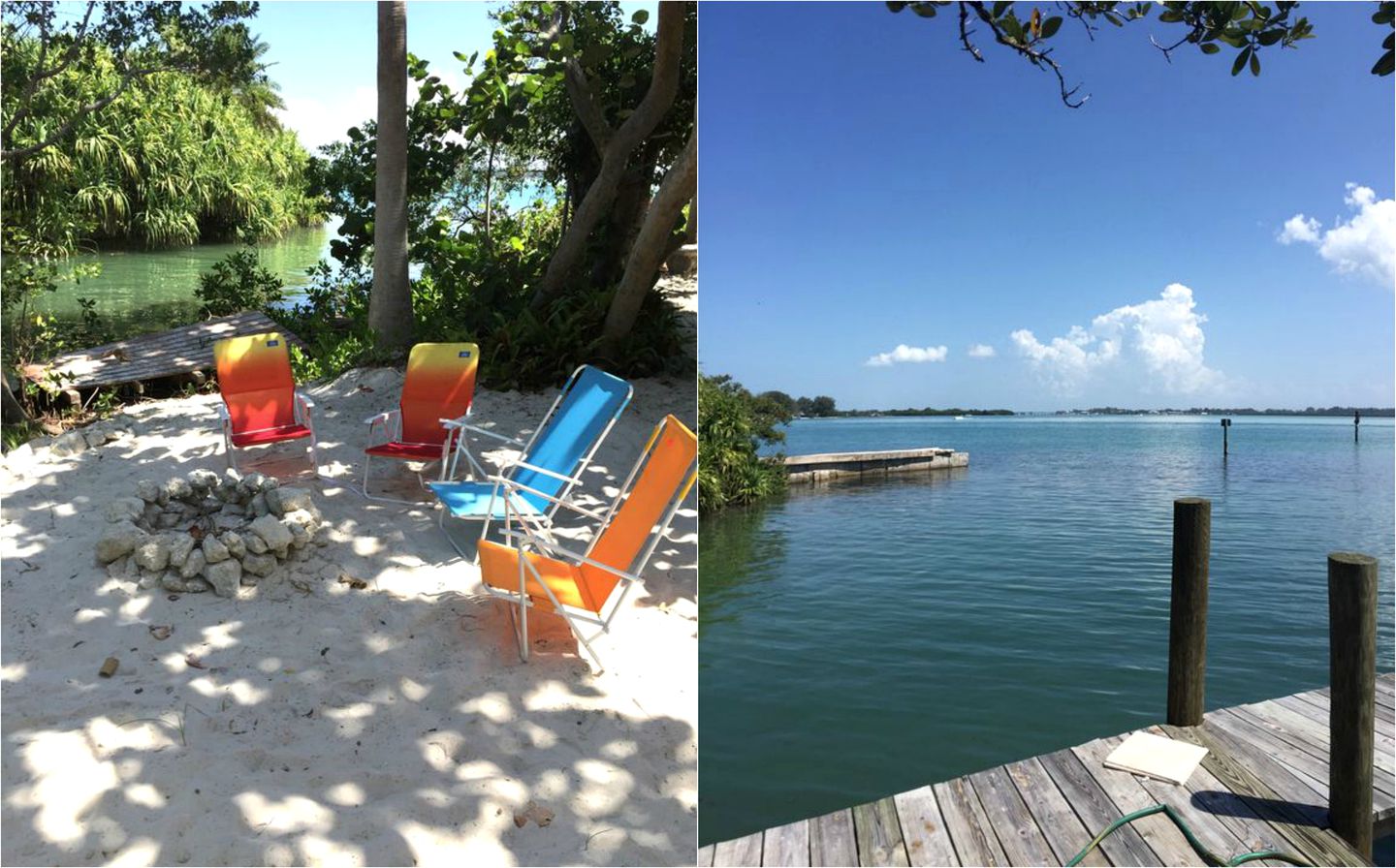 Tropical Waterfront Getaway Cabin with Views of the Coast in Longboat Key, Florida
