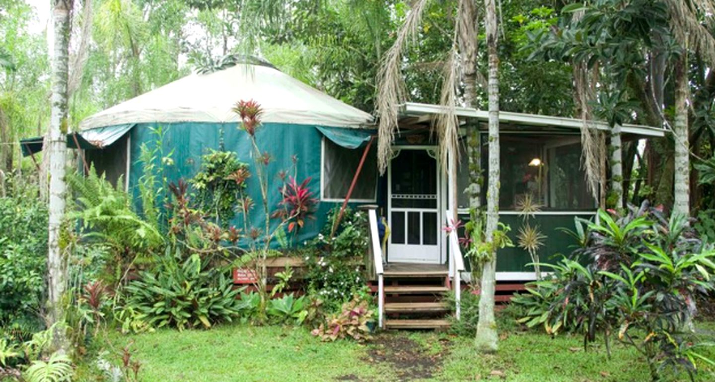 Glamping Yurt Hawaii