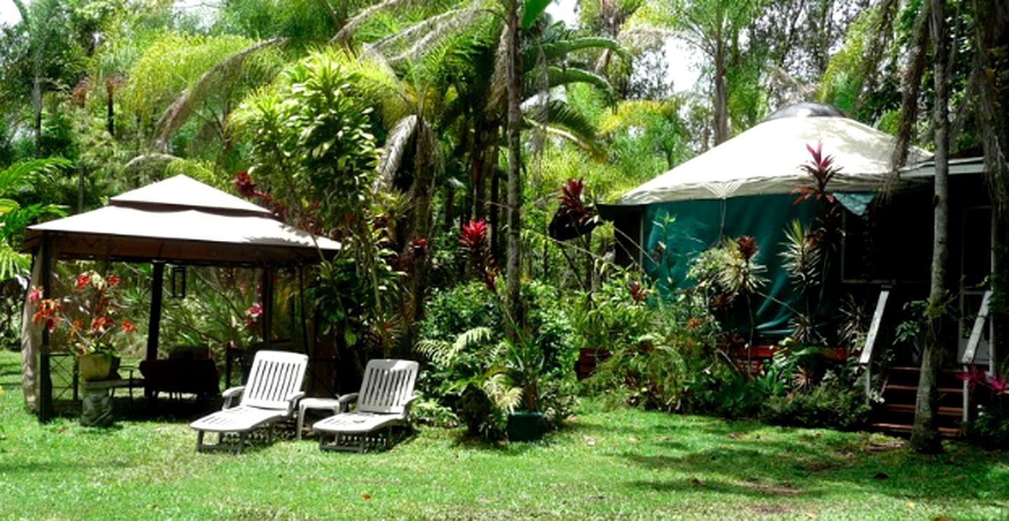 Glamping Yurt Hawaii