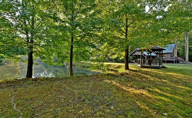 Log cabins + luxury fishing cabin (Cherry Log, Georgia, United States)