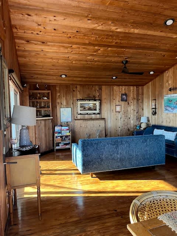 Cute Rustic Beach House with Gorgeous Water Views and Direct Beach Access on Little Gasparilla Island, Florida